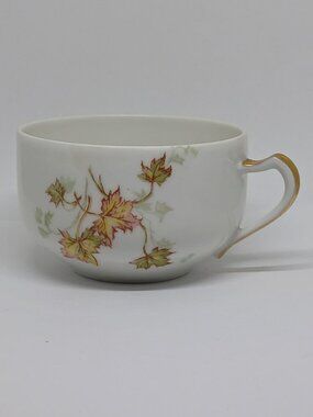 Vintage Antique Haviland & Co. Limoges FRANCE MAPLE LEAF AUTUMN LEAF Tea Cup